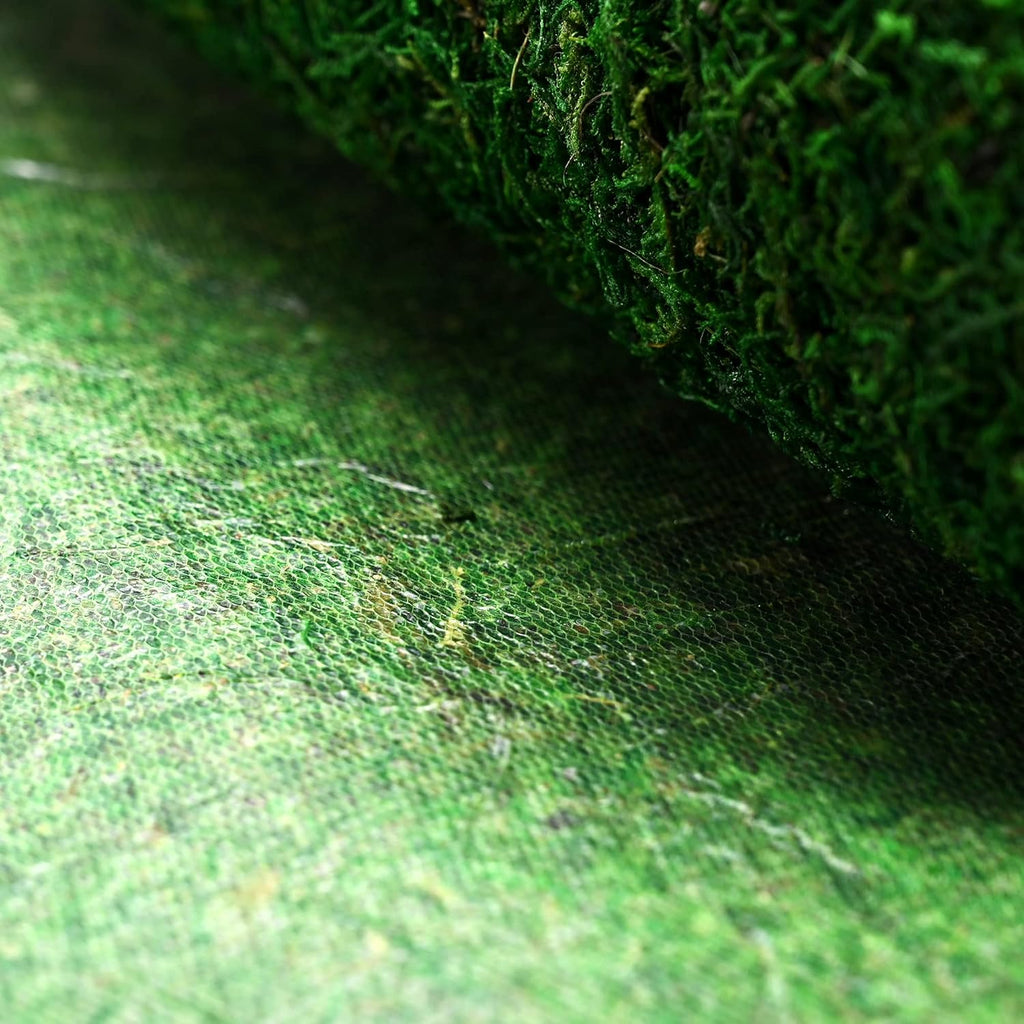 Fake Moss Roll, Moss Table Runner for Crafts,Green Moss Mat for Wedding Party, Fairy Garden, Enchanted Forest Decor ((12" x 71" Moss Roll))