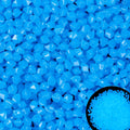 300pc Glow in The Dark Stones Luminous Pebbles Outdoor Luminous Stone for Fish Tank Garden Patio Aquarium Walkway Driveway (Blue)