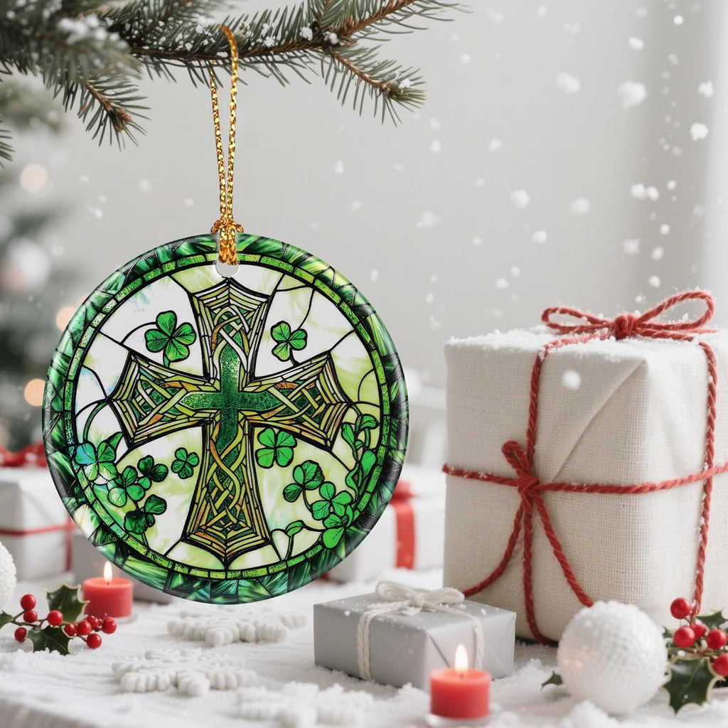 Religious Christmas Tree Decorations, Christmas Ornaments, Keepsake Ornaments, Holiday Decor, Cross Gifts, Christian Gift, Religious Gift, Holiday or Xmas Gifts