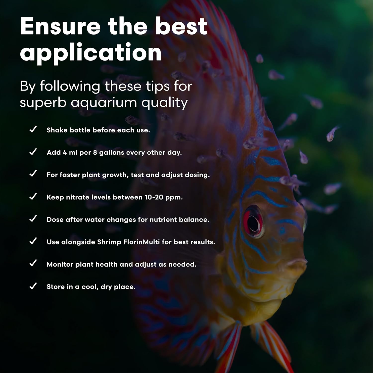 Brightwell Aquatics Shrimp FlorinGrō+ – Nitrate-Based Plant Supplement for Shrimp Aquariums – Supports Growth, Chlorophyll & Vibrant Foliage – Copper-Free, 500 ml