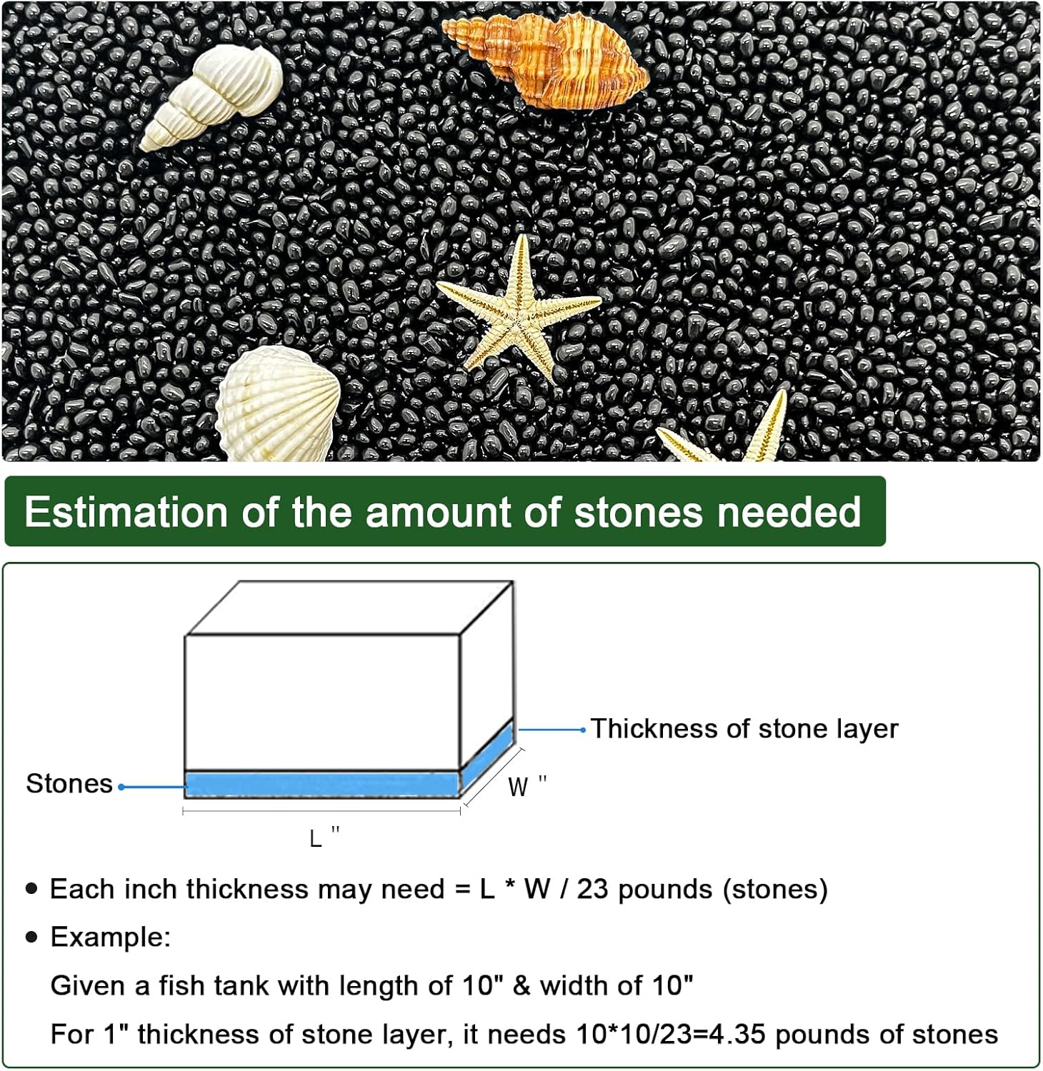 BXI 2.2 Lbs Small Aquarium Substrate Gravel Sand, Polished Smooth Fish Tank Gravel, Colorfast Uncoated Vibrant Blue Sea Glass, Decorative Stones for Vase Fillers, Fairy Garden, Potted Plants