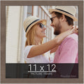 wallsthatspeak 11x12 Brown American Barn Picture Frame for Puzzles Posters Photos or Artwork