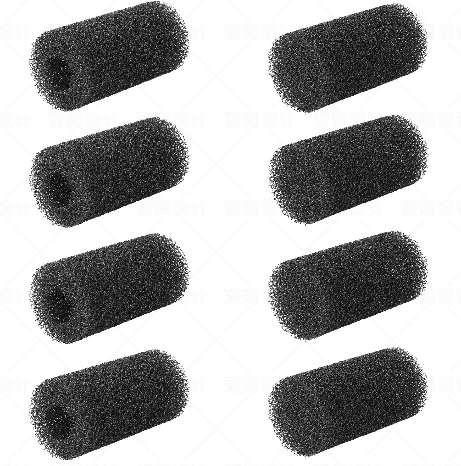 8 Pack Pre-Filter Sponge for Aquarium, Foam Filter Fry Shrimp Fish Tank 0.8" Intake, Replacement Foam Cover, Aquarium Pre Filter Foam Rolls