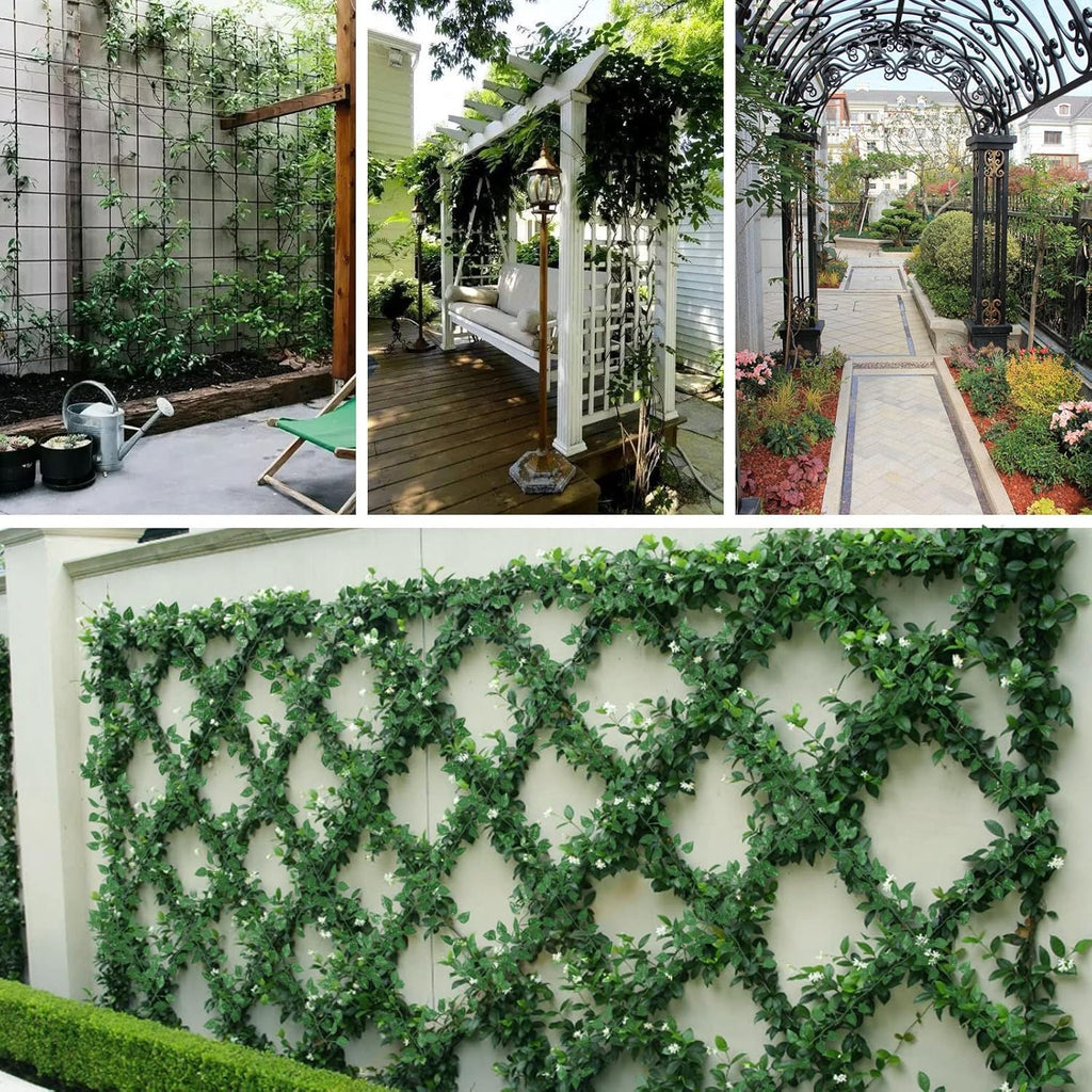 Tbestmax 237 Feet 36 Pack Artificial Ivy Leaf Plants, Green Vine Leaves, Greenery Hanging Garland, Fake Foliage Flowers for Home Kitchen Garden Office Wedding Wall Decor