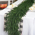 Realistic Christmas Garland Pine Garland Real Touch Green Artificial Greenery Garland Artificial Pine Garlands,for Table, Mantle, Wall, Indoor, Outdoor Christmas Decorations-5FT