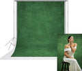 UrcTepics 8×12 ft Green Fabric Photo Backdrops, Classic Abstract Texture Backdrop for Headshots and Portraits, Vintage Photography Background for Studio and Events.