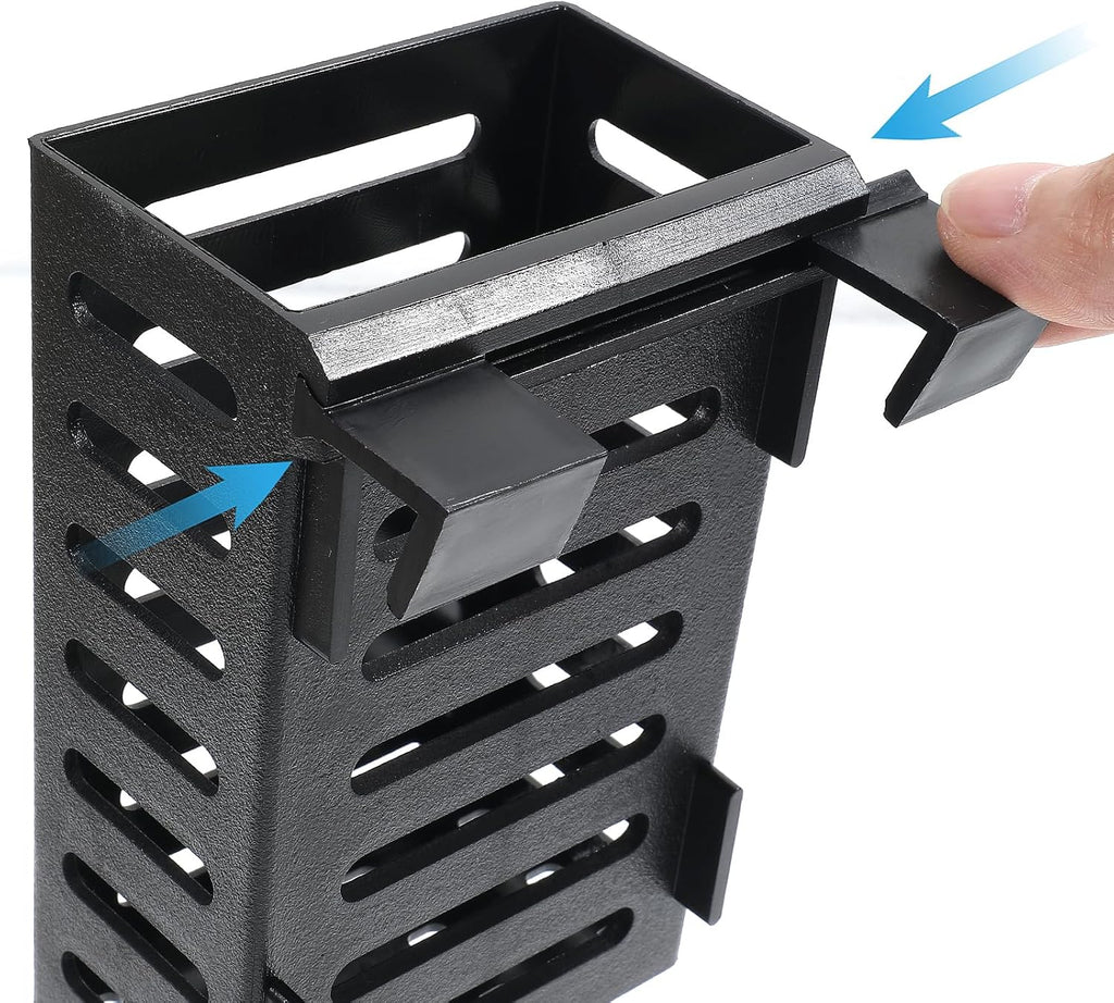 Aquarium Plant Holder, 8 PCS Plastic Fish Tank Plant Holder with Hooks and Suction Cups Hanging Aquatic Plant Holder for Fish Tank Aquatic Plant Accessories