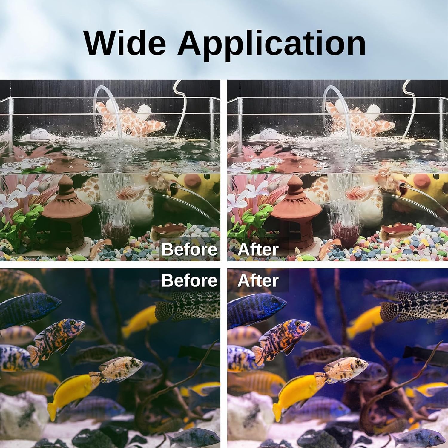 SainSmart XpertMatic Aquarium Sterilizer Light, 5W Mini Submersible Sanitizer with Timer Aquarium, Waterproof Lamp Cleaning Green and Algae for Fish Tank, Pond, Swimming Pool, Saltwater, Freshwater