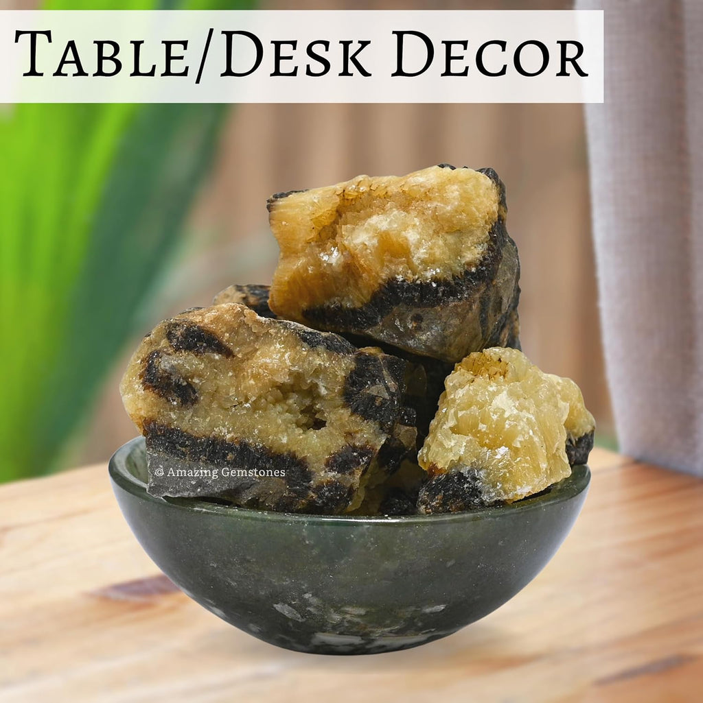 Amazing Gemstone Septarian Raw Crystals and Healing Stones, Natural Rocks for Tumbling and DIY Raw Stones and Crystals (1 lb)