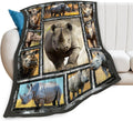 White Rhino Blanket Rhinos Animal Throw Blankets Gifts for Girls Boys Kids Rhino Lover Soft Cozy Fleece Plush for Couch Sofa Bed 60"x50"