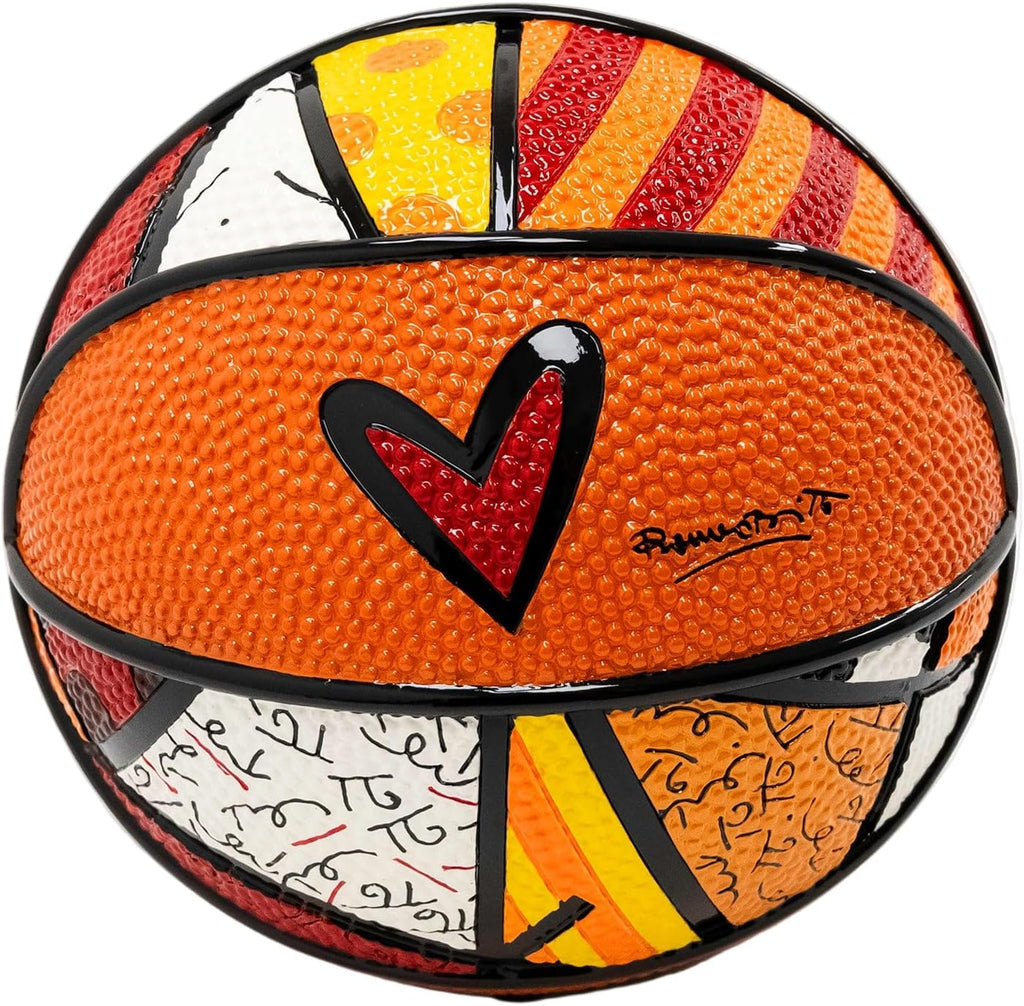 Britto Collectible Figurine - Iconic Art Figurine, Decorative Displays for Modern Home Decor | Designed by Iconic Artist Romero Basketball (Multicolor)