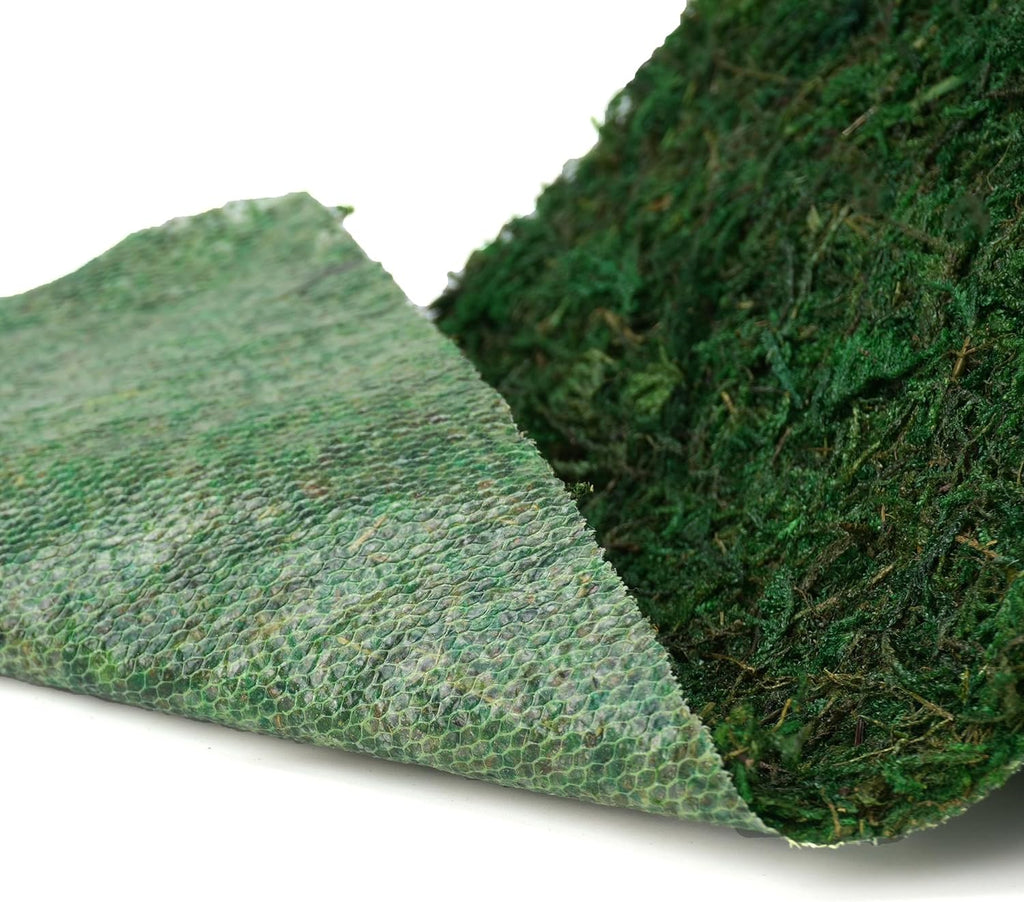 Byher Roll of Green Moss for Fairy Gardens Wedding Other Arts and Crafts (15.3x130cm (6" W x 51" L))