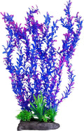 Hamiledyi Aquarium Plastic Plants Aquarium Decor Artificial Fish Tank Plants,Tall Fish Tank Decorations, Extra Large Aquarium Plant 20.4-inch Tall,1PCS