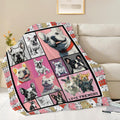Boston Terrier Throw Blanket French Bulldog Frenchie Puppy Stuff Gifts for Dog Lover Kids Girls Boys Adults Women Men Soft Cozy Warm Plush Fluffy Fuzzy Fleece Blanket Decor 50''X60''