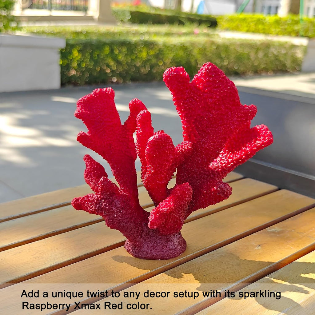 Beach Style Lifelike Coral Figurine, Coral Reef Statue, Ideal for Home Decor and Ocean Themed Decoration