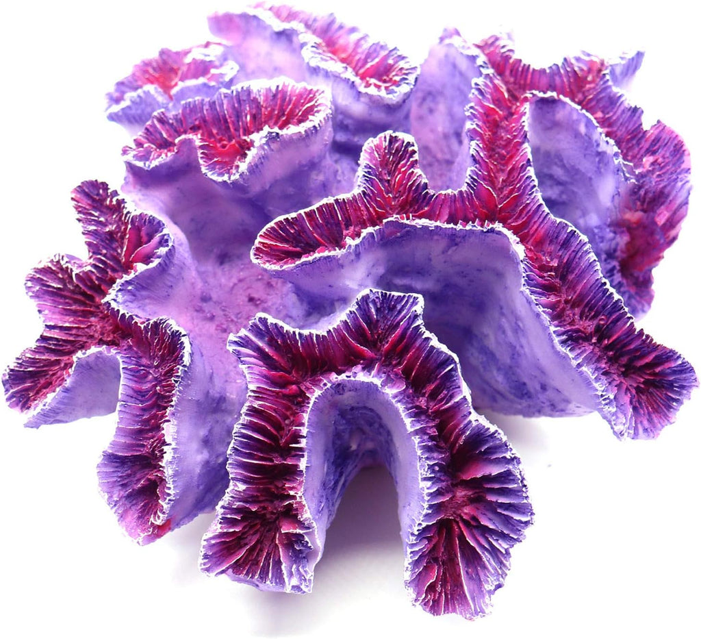 Besimple Aquarium Coral Ornaments Decor Fish Tank Plants Decoration for Aquarium Landscape,Purple