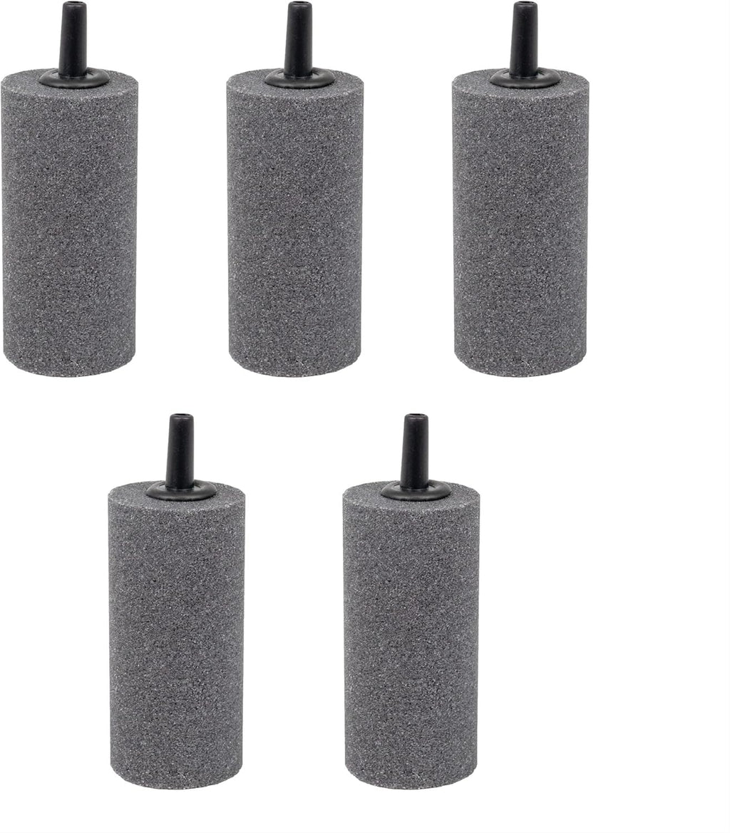 Air Stone Bubble Diffuser Ball - for Aquarium Air Pump and Fish Tanks, Gray, Pack of 10pcs