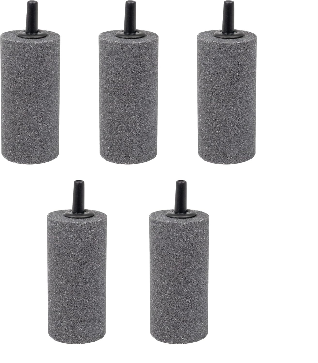 Air Stone Bubble Diffuser Ball - for Aquarium Air Pump and Fish Tanks, Gray, Pack of 10pcs
