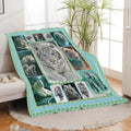 White Tiger Throw Blanket White Tiger Stuff Gifts for Kids Girls Boys Adults Women Men Soft Cozy Warm Plush Fluffy Fuzzy Fleece Blanket Decor 60''X80''