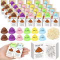 Wettarn 12 Sets Poo Gifts Positive Cute Stress Balls with Support Gift Boxes Funny Poop Party Favors for Employee Coworker Friends Office Inspirational Relief Toys