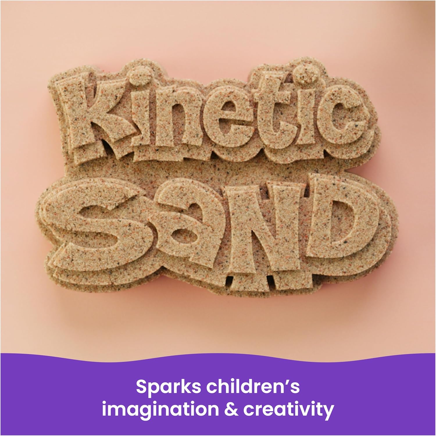 Kinetic Sand, 3.25lbs Beach Play Sand, Amazon Exclusive, Resealable Bag (Packaging May Vary), Sensory Toys, Holiday Gifts & Stocking Stuffers for Kids Ages 3 and up