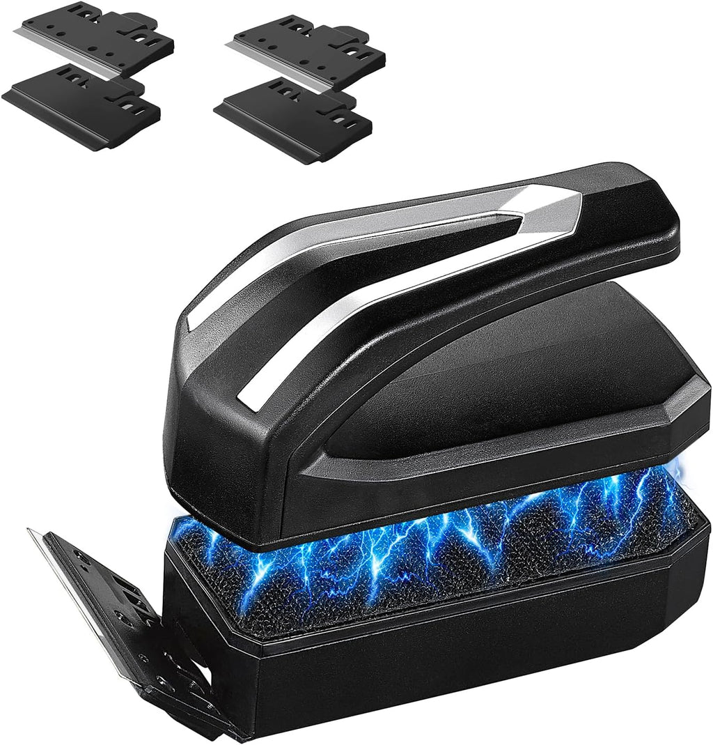 Carefree Fish Aquarium Super Powerful Magnetic Cleaner with 4 Algae Scrapers for Glass Fish Tank Magnet Brush Floating S+(Plus)