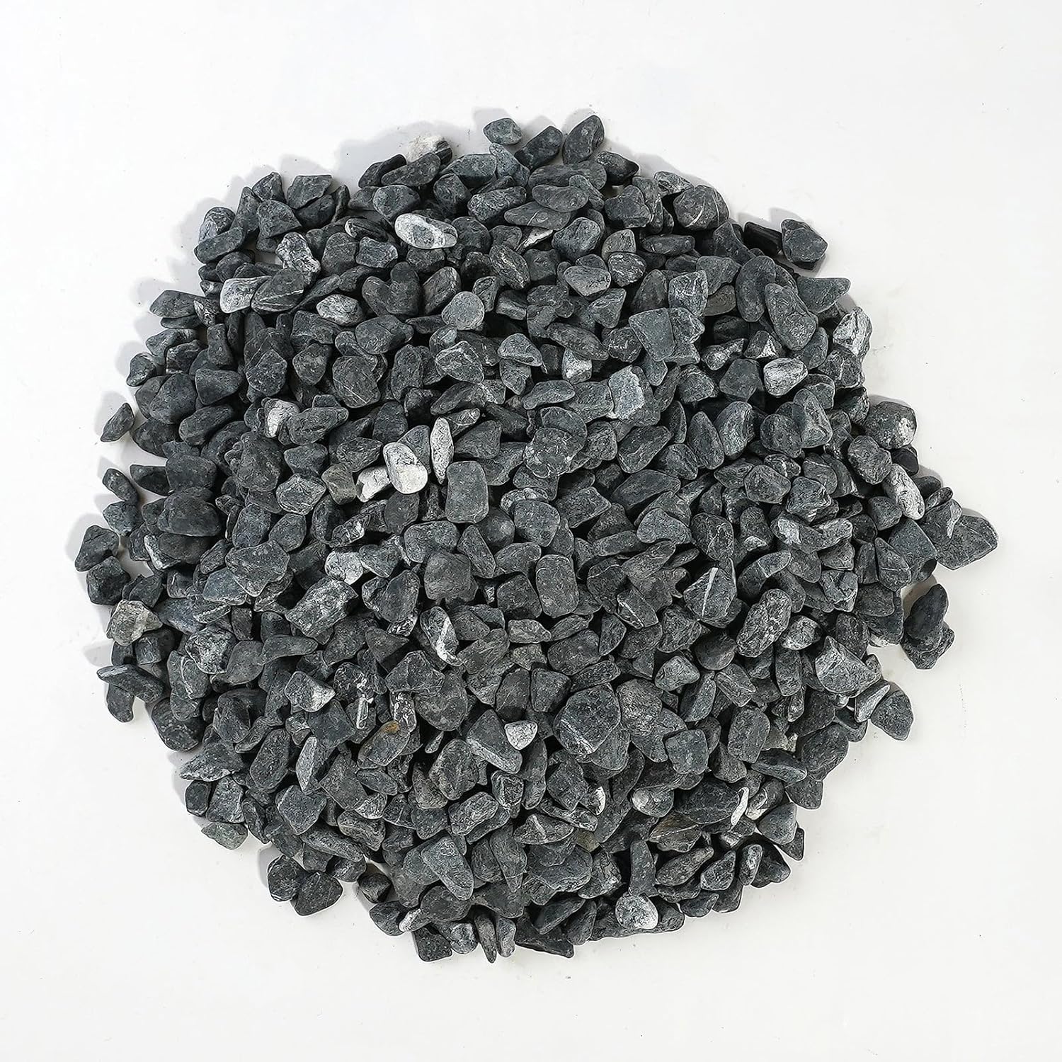 CONSDAN 24 LBS Natural Gravel for Fish Tank, StoneCreek Betta Fish Aquarium Gravel, Vase Filler, River Rocks, Fish Tank Decorations, Perfect for Aquarium Decor, Fish Tank, & Indoor Plant, Black