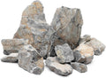SubstrateSource Natural Stone for Aquarium, Terrarium, Paludarium, Reptile Enclosures - Set of Decorative Rocks for Landcapes, Aquascaping, Fish Tank Decor (Manten Stone, 20 Pounds, 2-8")