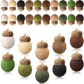 Tatuo 30 Pcs Christmas Felt Acorn Ornaments Colorful Wool Felt Acorn Pom Balls Mini Wool Acorns Bulk for DIY Xmas Crafts Christmas Tree Hanging Ornaments Party Favors Home Indoor Decor(Vintage Colors)