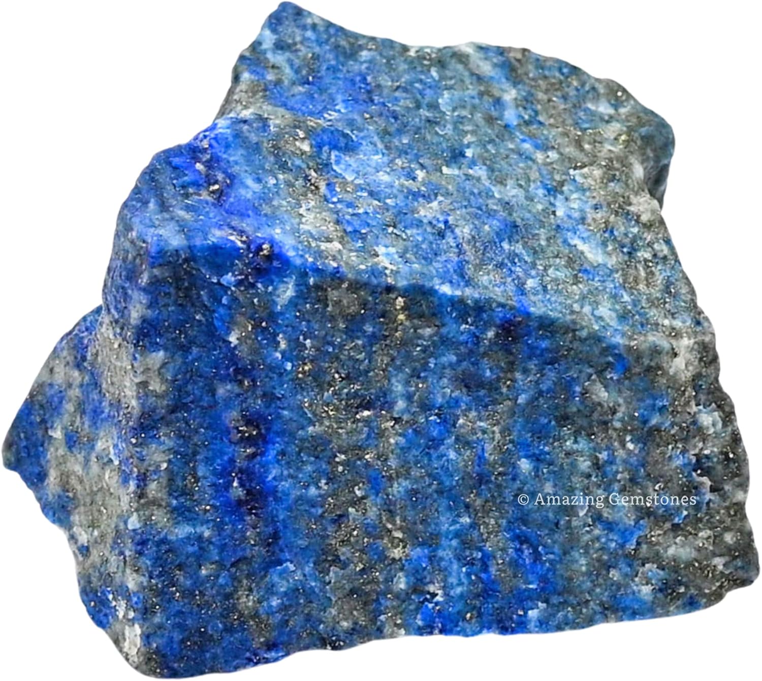 Amazing Gemstone Lapis Lazuli Raw Crystals and Healing Stones, Natural Rocks for Tumbling and DIY Raw Stones and Crystals (1 lb)