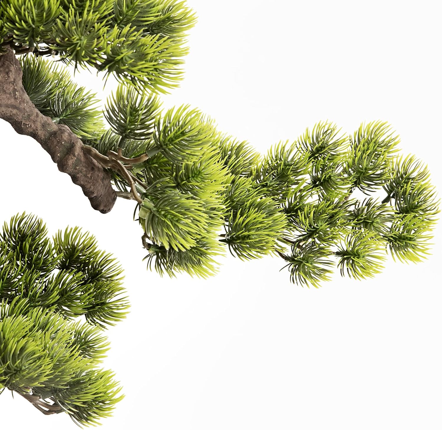 Artificial Bonsai Plant, Large Faux Juniper Plants 20 inch, Faux Potted Pine Plants Indoor Decor for Office Desk Home Table, Greenery Desktop Bonsai Tree for Room Decorations, Tall 20"