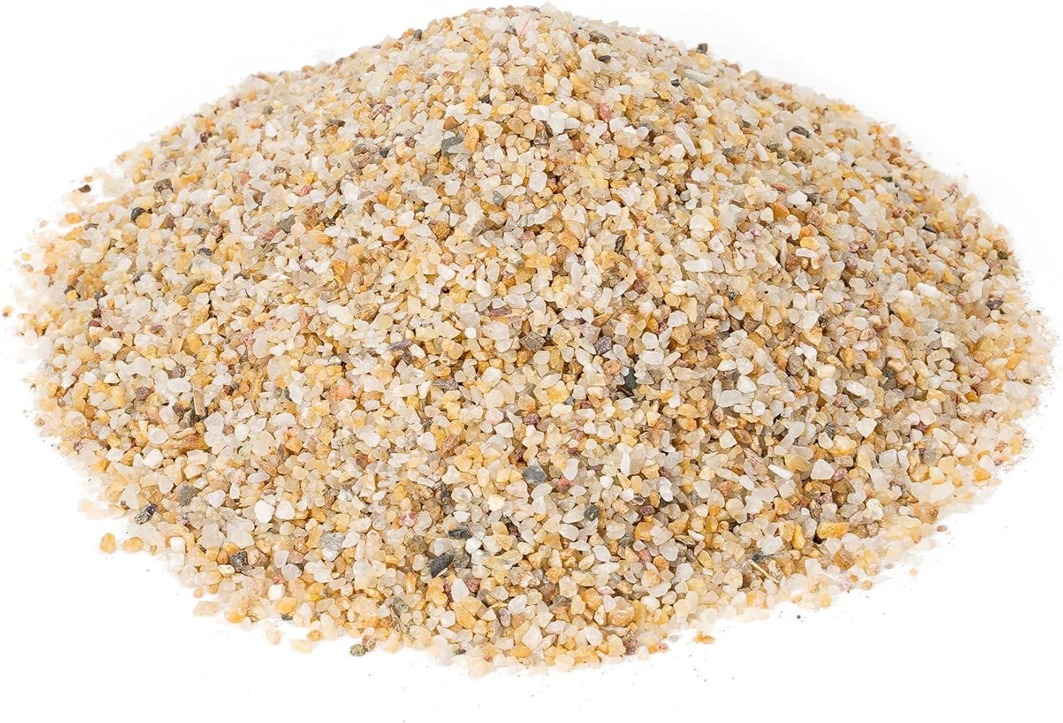 Skyflame 10Lb Silica Sand for Fire Pit/Fireplace, 14-20 Mesh, Heat Proof Base Layer Decoration Under Gas Logs, Vermiculite, Lava Rock or Fire Glass for Indoor/Outdoor Decor, Gardening, Vase Filler