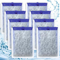 Large Aquarium Filter Cartridges Compatible with Tetra Whisper Bio Bag for Aquariums, Fish Tank Filter Large Fit for Tetra Whisper Filter 20i 40i/ IQ 20 30 45 60/ PF20 30 40 60, 8PCS Filters