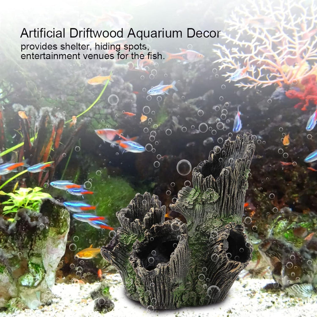 Aquarium Driftwood, Fake Driftwood Aquarium Decorations Aquarium Decor Wood Reptile Driftwood Artificial Driftwood for Aquarium (01)
