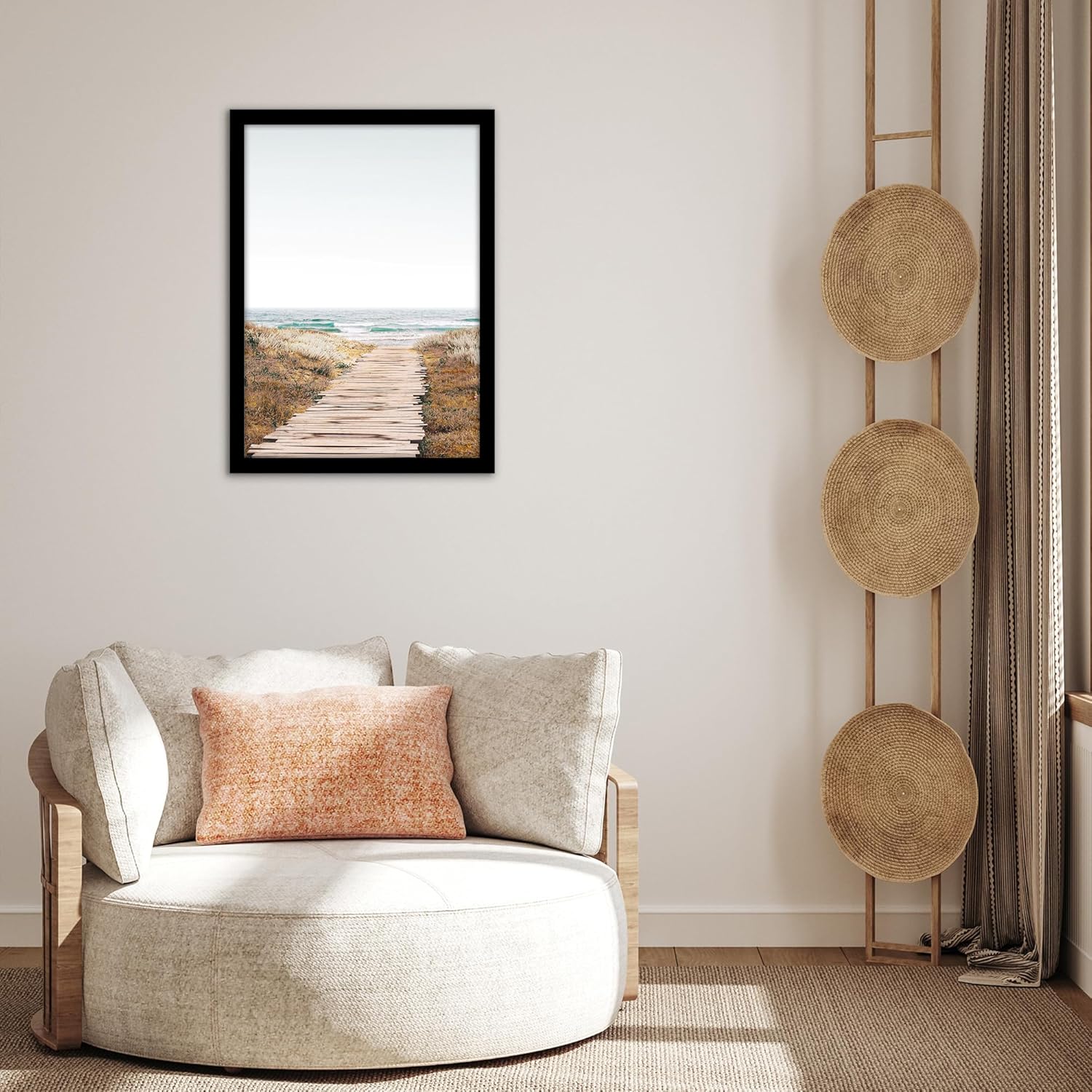 Americanflat 17x24 Picture Frame with Polished Plexiglass - Black Picture Frame - Wide Photo Frames Made of Engineered Wood for Vertical or Horizontal Wall Display - Epic Collection - Black