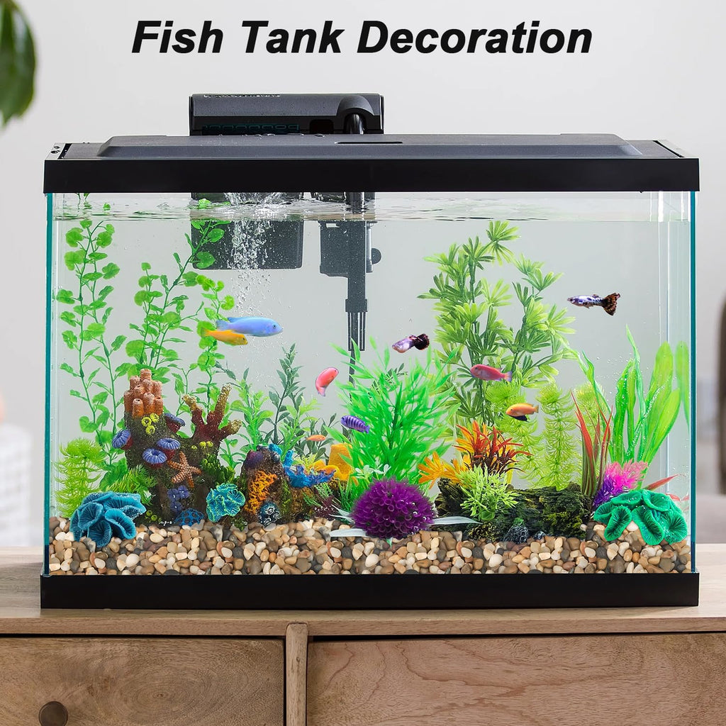 Landscaping Pebbles River Rocks Decorative Ornamental Pebbles Garden Landscaping Stones Gravel Filler for Home Decoration Flower Bed Fish Tank Plants Vases Succulents (1, Mixed Color, 5 Pounds)