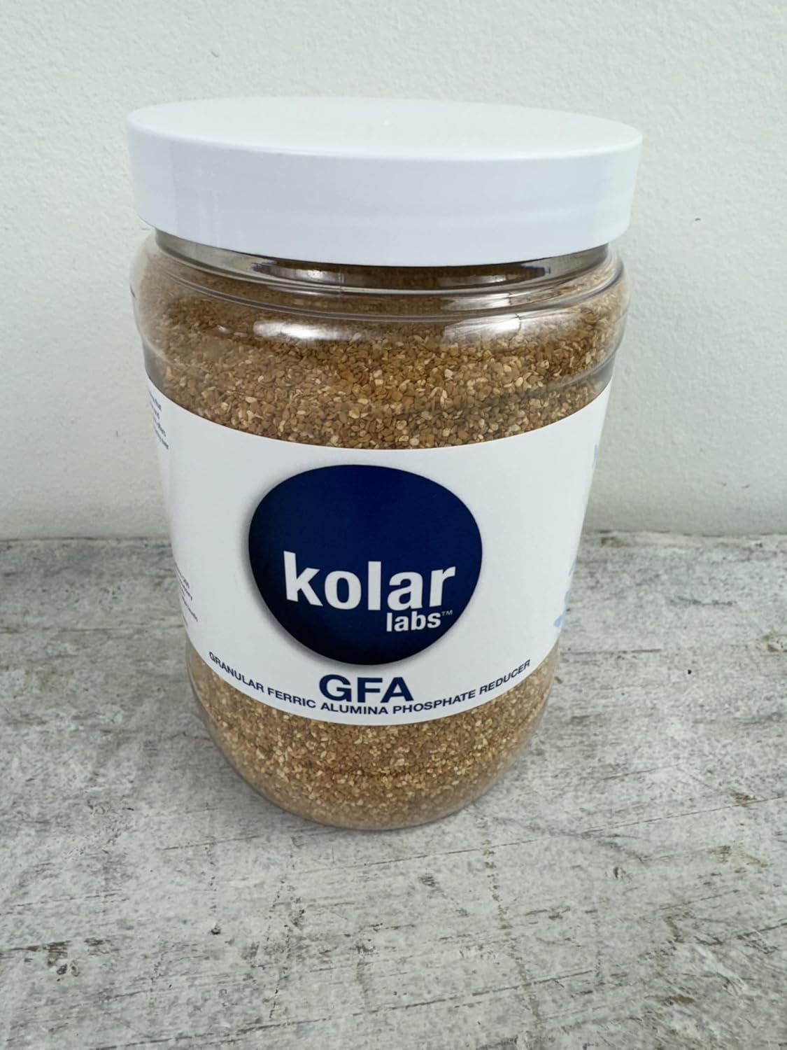 Kolar Labs Granular Ferric Alumina (GFA) Phosphate Reducer - for Fresh and Saltwater Aquariums, Promotes Clean, Crystal-Clear Aquariums, 700 Grams (1.54 lbs)