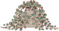 Briful Artificial Plants Indoor 17.7'' Faux String of Hearts Plants with Ceramic Pot Small Fake Pink Plants for Home Office Hotel Bathroom Table Shelf Decor