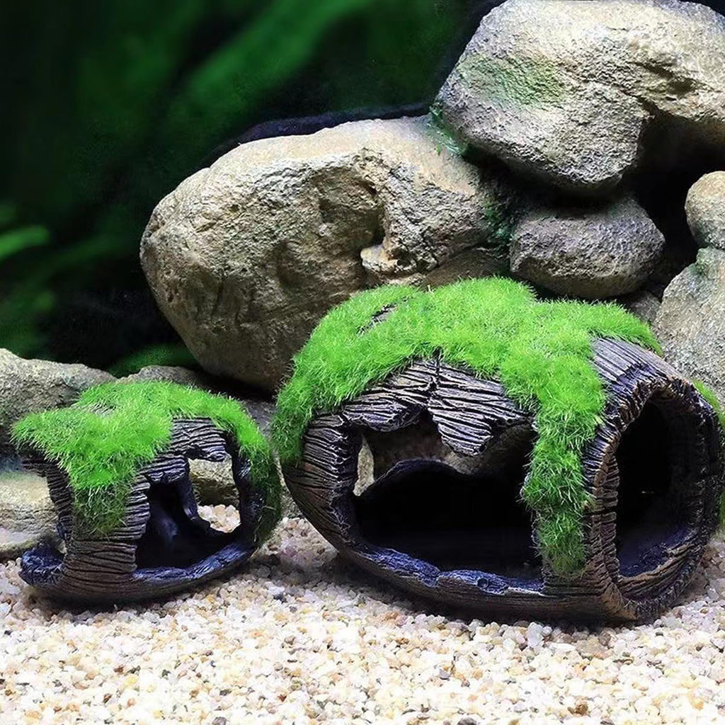 Fish Tank Accessories Decorations, Aquarium Hideout Cave for Betta, Fish Tank Ornament 3.5"