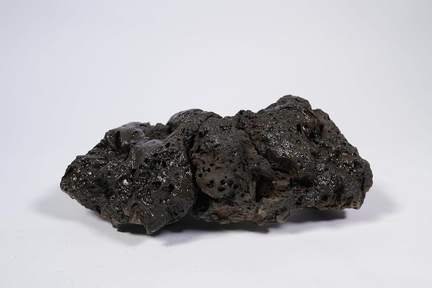 LANDEN Black Icelandic Lava Stone Natural Rocks (18lbs, 3~11 inches,11pcs) for Aquariums, Paludariums, Terrariums, Caves and Rocky Peaks, Mountainous Desert Landscapes