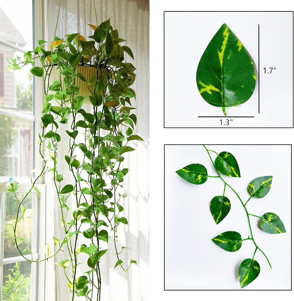 270 Feet 36 Pack Fake Greenery Hanging Garland, Artificial Ivy Leaf Plants, Vine Leaves, Flowers Foliage for Bedroom Garden Wall Decor