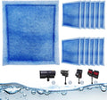 12 Pack Rite-Size C Filter Cartridges for Marineland Penguin PRO Power Filters 275/375 & Original Penguin Power Filters 200/350 Fish Tank Filter for Marineland Aquarium (Blue)