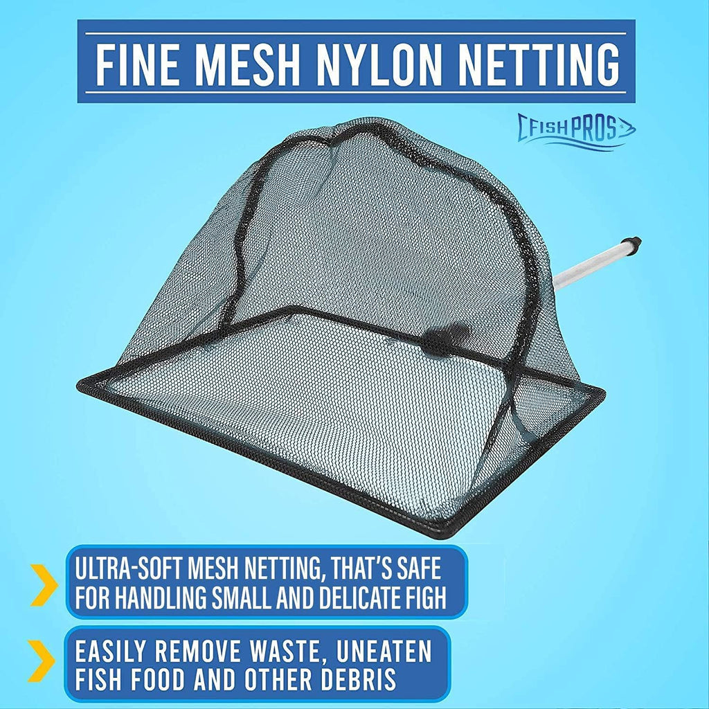 Long Handle Fine Net Fish Tank Net – Retractable 24 inches