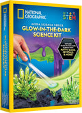 NATIONAL GEOGRAPHIC Mega Science Kit - Glow in The Dark Lab with Crystal Growing Kit, Slime Making, Glowing Putty, and More Science Experiments, Slime Kit for Boys and Girls (Amazon Exclusive)