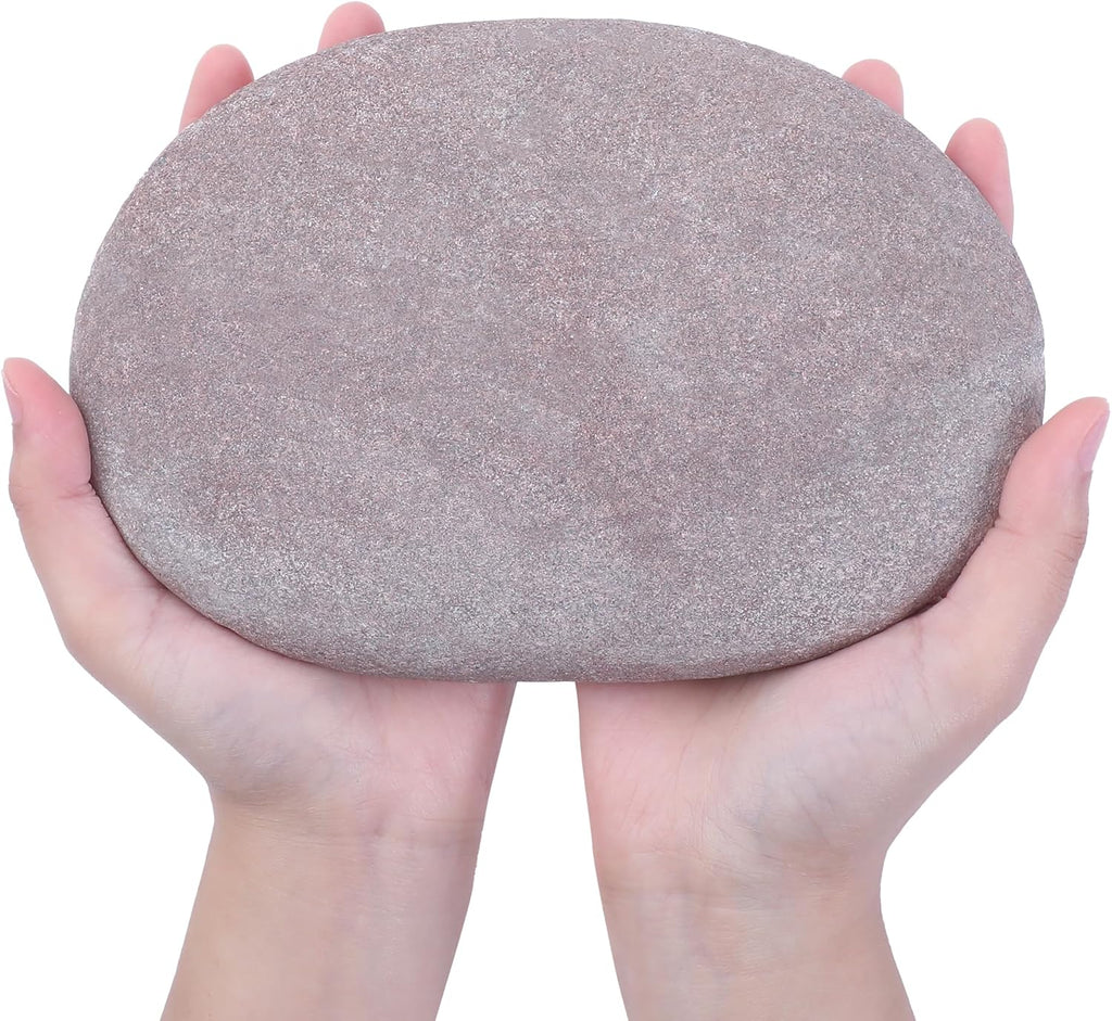 ROCART 2 PCS Extra Large Rocks for Painting, 7-8 Inches Flat Painting Rocks for Arts & Crafts, Natural Smooth River Rocks for Painting, Kindness Rocks, Decoration, DIY, Crafting Gift