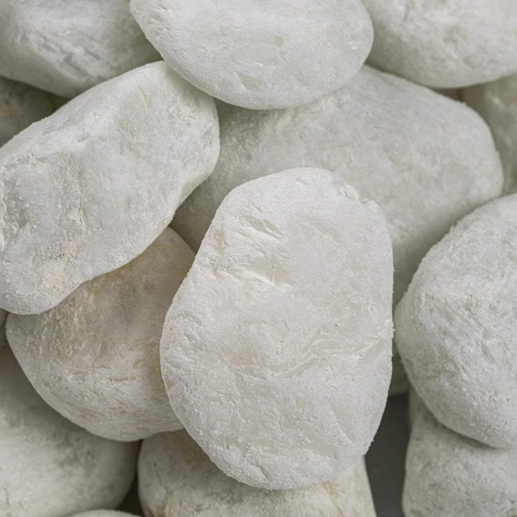 MSI Natural Decorative Tumbled White Pebbles, 1 Inch - 2 Inch, 40 lb. Bag