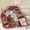 Cardinal Throw Blanket Red Bird Cardinal Stuff Gifts for Kids Girls Boys Adults Women Men Soft Cozy Warm Plush Fluffy Fuzzy Fleece Blanket Christmas Decor 50''X60''