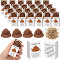 Wettarn 12 Sets Poo Positive Gifts Cute Stress Balls with Support Gift Boxes Funny Party Favors for Employee Coworker Friends Office Inspirational Relief Toys