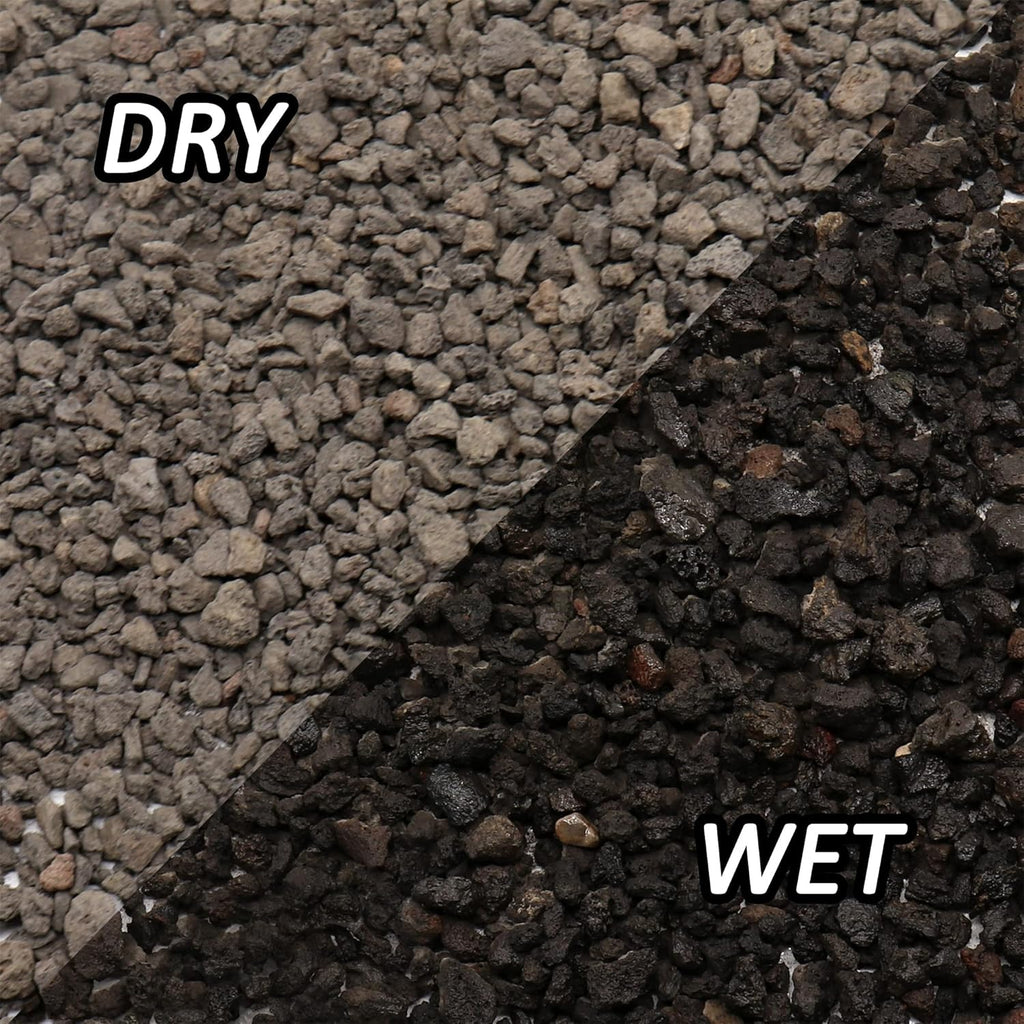 Volcanic Rock for Plants. Black Color Lava Rock. 1/5 Inch - 10 lbs for Potting Soil, Succulents, Pots, Plants, Gardening, Indoor, Crafting, Vase Fillers (Mini, Horticultural - Black Lava, 10)