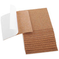 Xindojuz 16 PCS Cork Backing for Coasters, Self-Adhesive Cork Sheet Bulk, Mini Wall Board Corks on Tiles Bottom for Thin Drink Coasters Cup Mats DIY Crafts Making Decorations (4x4 Inches)